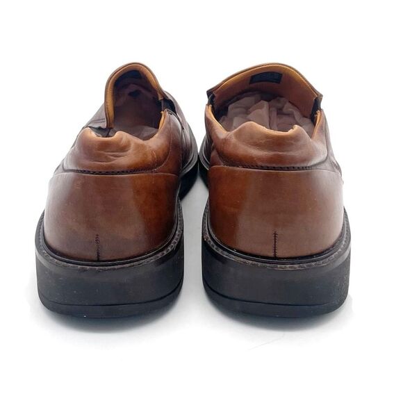 ECCO Holton Apron Toe Slip On Loafers Brown Leather Shock Point EU 48 US 14 main image 13